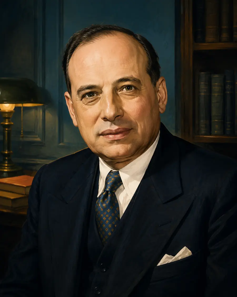 Ilustrasi editorial Benjamin Graham
